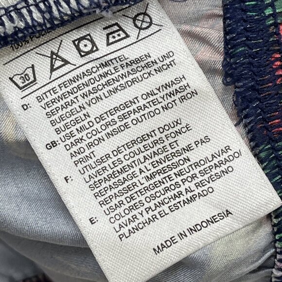 Adidas x Rita Ora Top Womens S Blue‎ Floral Cropped TShirt Athleisure Athletic - Picture 6 of 7